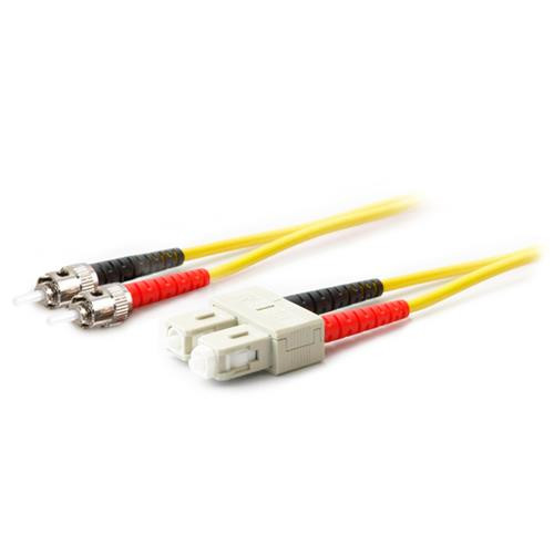 AddOn Networks 2m ST-SC câble InfiniBand et à fibres optiques 9 m Jaune - ADD-ST-SC-2MS9SMF