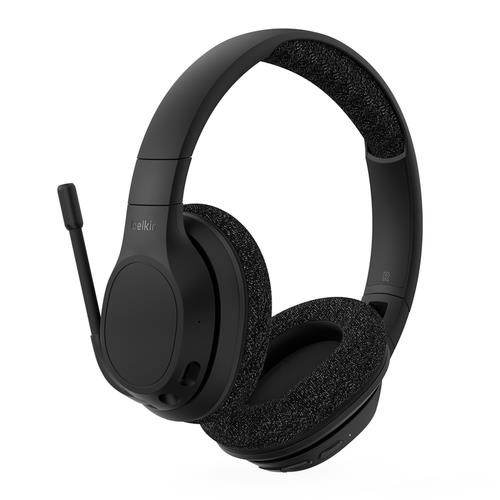 Belkin SoundForm Adapt Casque Avec fil &sans fil Arceau Appels/Musique USB Type-C Bluetooth Noir - AUD005BTBLK