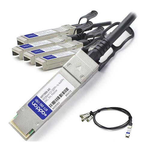 AddOn Networks 5m QSFP+ - 4 x SFP+ câble InfiniBand et à fibres optiques QSFP+ 4xSFP+ Noir - 49Y7888-AO