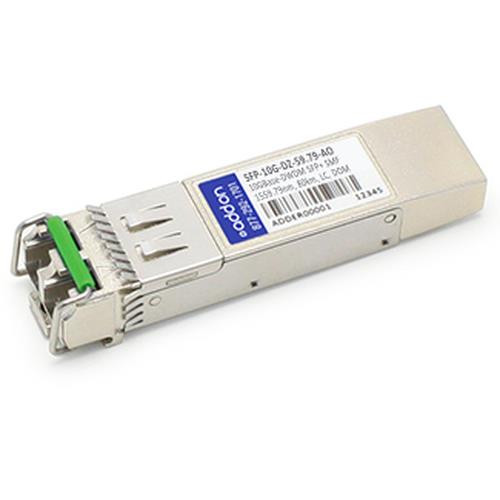 AddOn Networks  module émetteur-récepteur de réseau Fibre optique 10000 Mbit/s SFP+ 1559,79 nm - SFP-10G-DZ-59.79-AO