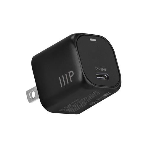 Monoprice  chargeur d'appareils mobiles Ordinateur portable, Smartphone, Tablette Noir Secteur Charge rapide Intérieure - 44906