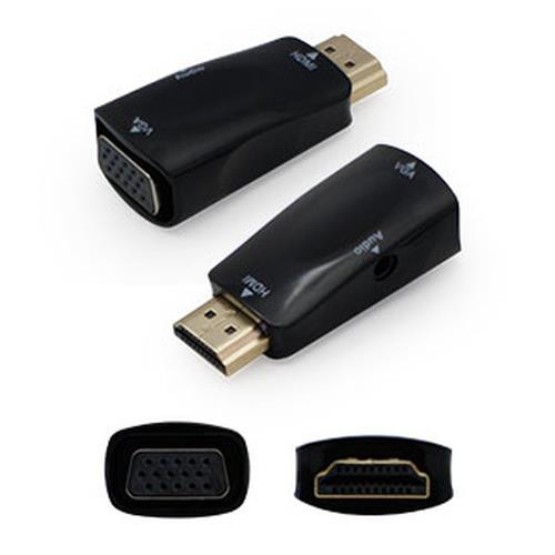 AddOn Networks  changeur de genre de câble HDMI VGA Noir - HDMI2VGAADPT-5PK