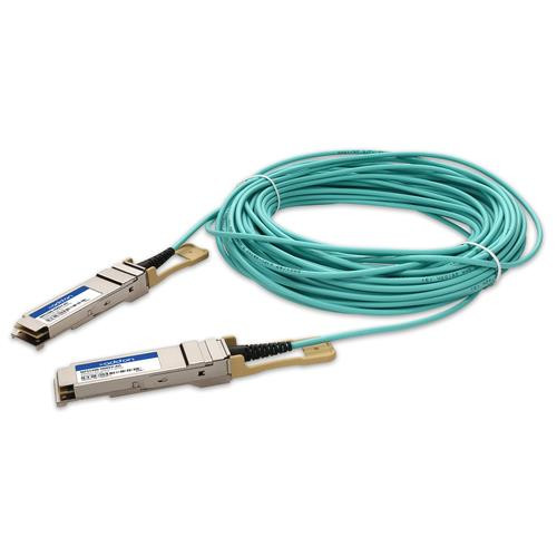 AddOn Networks  câble InfiniBand et à fibres optiques 5 m QSFP56 AOC Couleur aqua - MFS1S00-H005V-AO