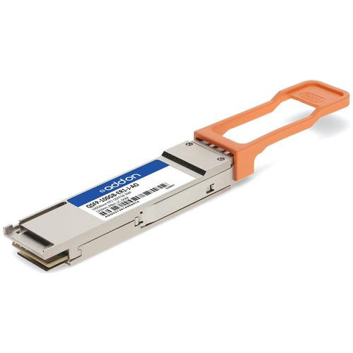 AddOn Networks  module émetteur-récepteur de réseau Fibre optique 100000 Mbit/s QSFP28 1310 nm - QSFP-100GB-ER1-J-AO