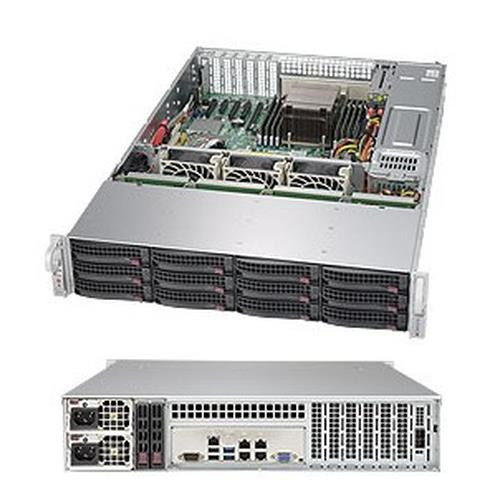 Supermicro SuperServer 5028R-E1CR12L Intel® C612 LGA 2011 (Socket R) Rack (2 U) Noir - SSG-5028R-E1CR12L Supermicro SuperServer 5028R-E1CR12L Intel® C612 LGA 2011 (Socket R) Rack (2 U) Noir - SSG-5028R-E1CR12L