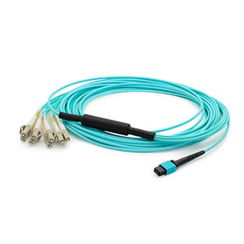 AddOn Networks 3m MPO - 4xLC câble InfiniBand et à fibres optiques MPO/MTP LC Bleu - MTP-4LC-M3M-AO