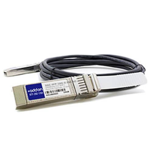 AddOn Networks 0.5m, 2xSFP+ câble InfiniBand et à fibres optiques 0,5 m SFP+ Noir - DAC-SFP-10G-0.5M-AO