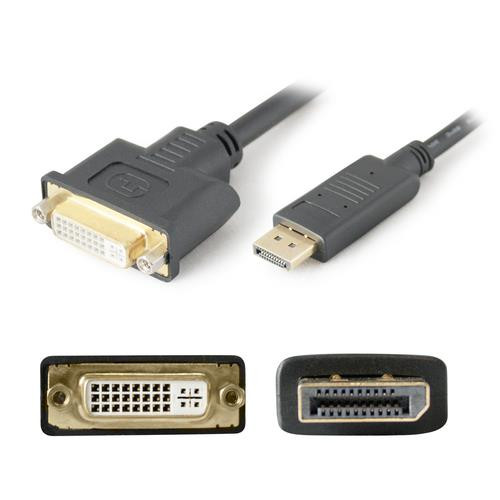 AddOn Networks  câble vidéo et adaptateur 0,2 m DisplayPort DVI Noir - 45J7915-AO-5PK