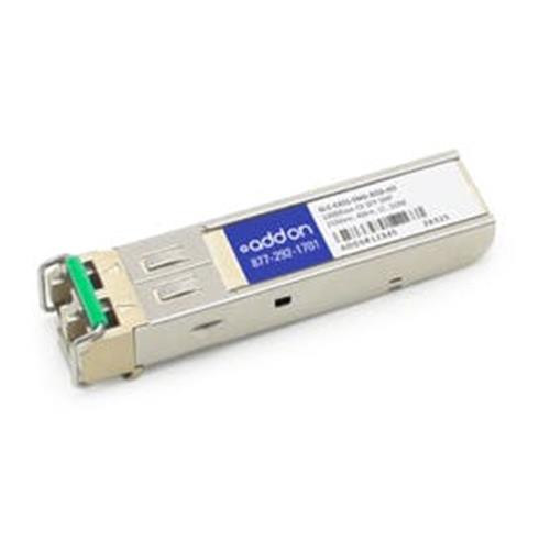 AddOn Networks  module émetteur-récepteur de réseau Fibre optique 1000 Mbit/s SFP 1550 nm - GLC-EX55-SMD-RGD-AO AddOn Networks  module émetteur-récepteur de réseau Fibre optique 1000 Mbit/s SFP 1550 nm - GLC-EX55-SMD-RGD-AO