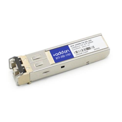 AddOn Networks  module émetteur-récepteur de réseau Fibre optique 100 Mbit/s 1310 nm - SFP-100M-FX-DE-AO AddOn Networks  module émetteur-récepteur de réseau Fibre optique 100 Mbit/s 1310 nm - SFP-100M-FX-DE-AO