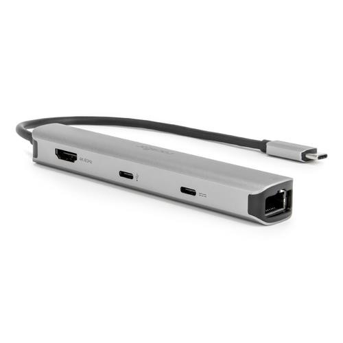 Rocstor  hub & concentrateur USB Type-C 5000 Mbit/s Noir, Gris - Y10A311-S1