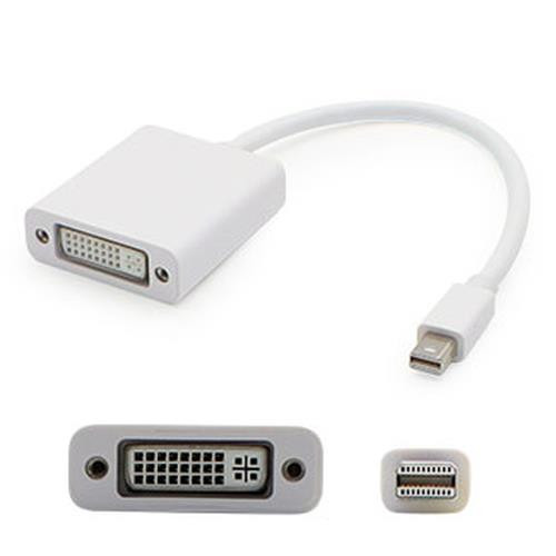 AddOn Networks Mini-DisplayPort / DVI 0.2m 5 Pack 0,2 m Mini DisplayPort Blanc - MDISPLAYPORT2DVIW-5PK