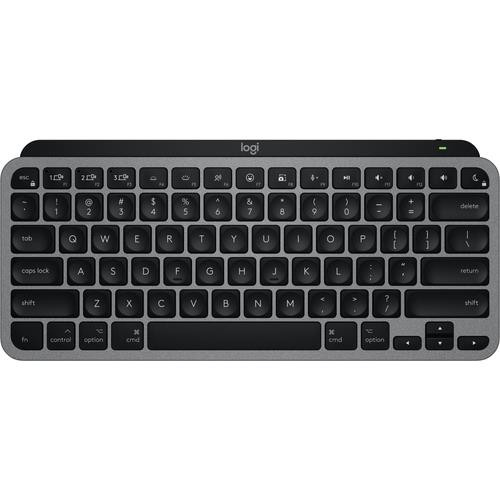 Logitech MX Keys Mini For Mac clavier maison/bureau Bluetooth QWERTY Anglais Noir, Gris - 920-012644