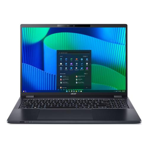 Acer TravelMate P4 TMP416-53-795G Copilot+ PC Intel Core Ultra 7 155U Ordinateur portable 40,6 cm (16") WUXGA 16 Go DDR5-SDRAM 1 To SSD Wi-Fi 6 (802.11ax) Windows 11 Pro Bleu - NX.B9AAA.002