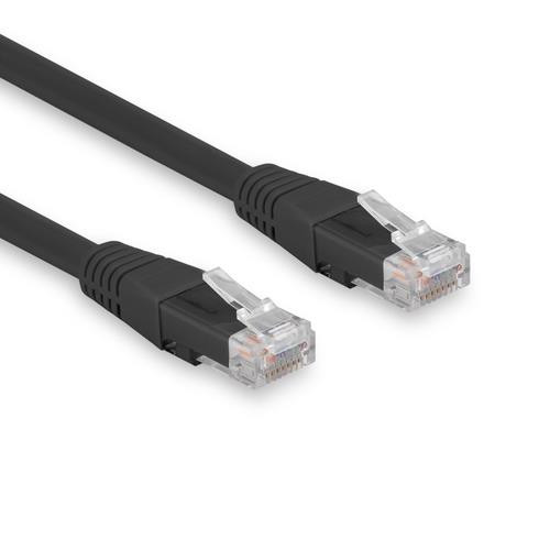 Rocstor  câble de réseau Noir 10,7 m Cat6 U/UTP (UTP) - Y10C803-BK