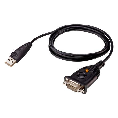 ATEN  câble Série Noir 1,2 m USB Type-A DB-9 - UC232AF