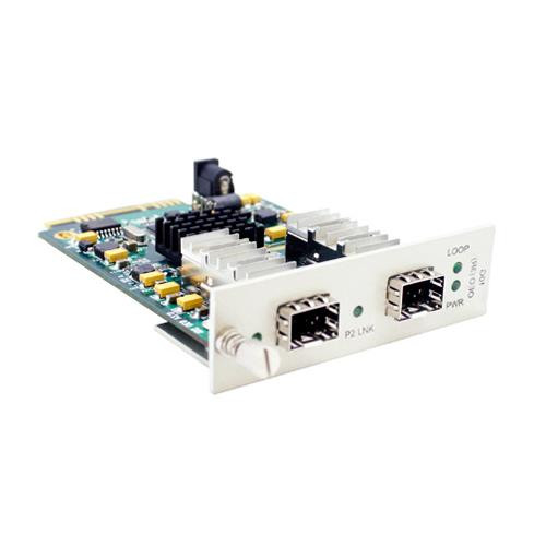 AddOn Networks 10G SFP+ convertisseur de support réseau Interne 10000 Mbit/s Blanc - ADD-MCC10G2SFP