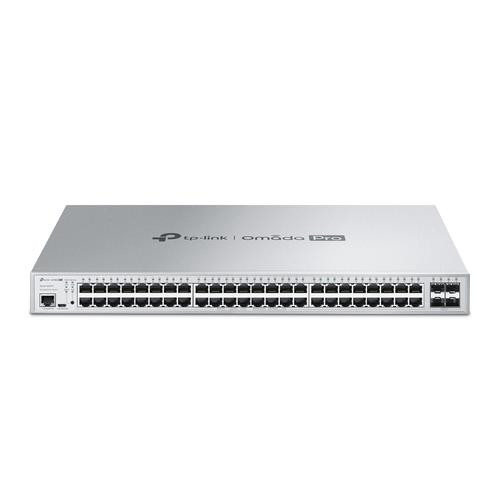 TP-Link Omada Pro  commutateur réseau Géré L2/L2+ Gigabit Ethernet (10/100/1000) Connexion Ethernet, supportant l'alimentation via ce port (PoE) Gris - S5500-48GP4F