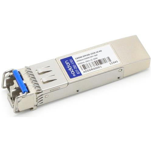 AddOn Networks  module émetteur-récepteur de réseau Fibre optique 10000 Mbit/s SFP+ 1510 nm - CWDM-SFP10G-1510-10-AO AddOn Networks  module émetteur-récepteur de réseau Fibre optique 10000 Mbit/s SFP+ 1510 nm - CWDM-SFP10G-1510-10-AO