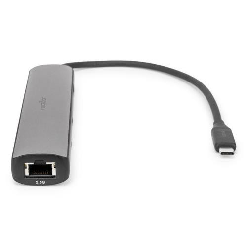 Rocstor  hub & concentrateur USB 3.2 Gen 1 (3.1 Gen 1) Type-C Aluminium, Gris - Y10A316-S1
