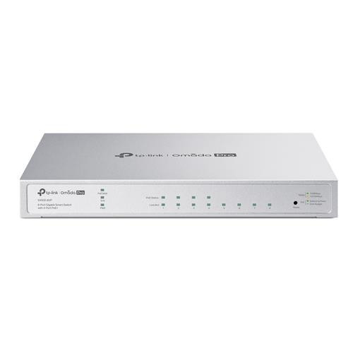 TP-Link Omada Pro  commutateur réseau Géré L2/L2+ Gigabit Ethernet (10/100/1000) Connexion Ethernet, supportant l'alimentation via ce port (PoE) Gris - S4500-8GP