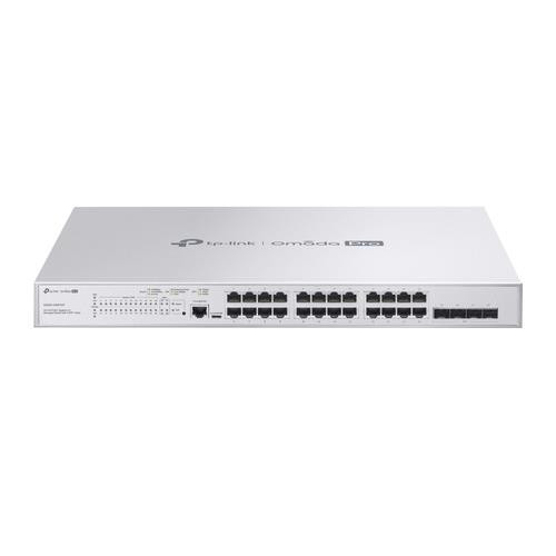TP-Link Omada Pro  commutateur réseau Géré L2/L2+ Gigabit Ethernet (10/100/1000) Connexion Ethernet, supportant l'alimentation via ce port (PoE) Gris - S5500-24GP4XF