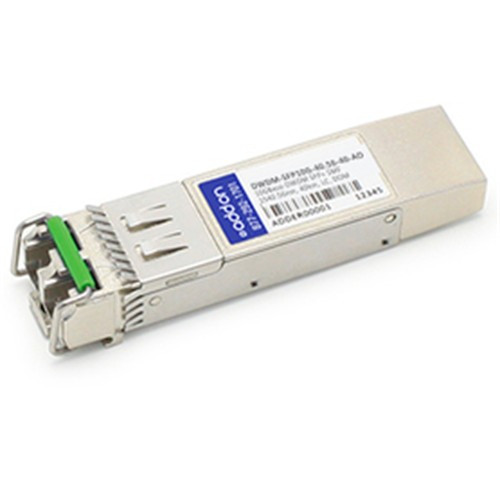 AddOn Networks  module émetteur-récepteur de réseau Fibre optique 10000 Mbit/s SFP+ 1540,56 nm - DWDM-SFP10G-40.56-40-AO