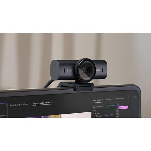 Logitech  webcam 8,5 MP 3840 x 2160 pixels USB-C Noir - 960-001558