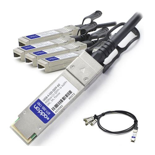AddOn Networks 3m QSFP+ - 4xSFP+ câble InfiniBand et à fibres optiques QSFP+ 4xSFP+ Noir - 10GB-4-C03-QSFP-AO