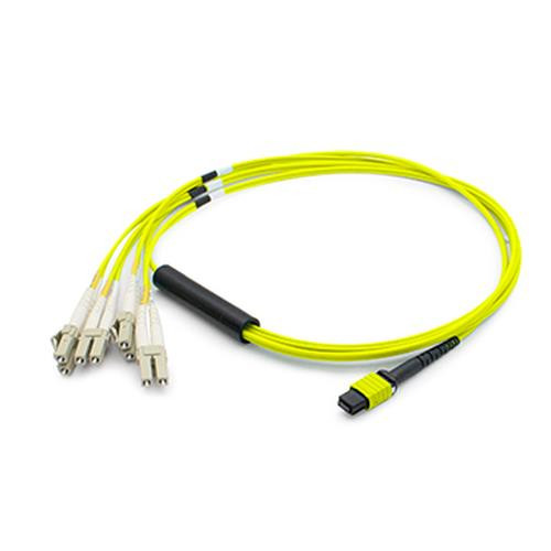 AddOn Networks  câble InfiniBand et à fibres optiques 5 m MPO/MTP LC Jaune - ADD-MPO-4LC5M9SMF