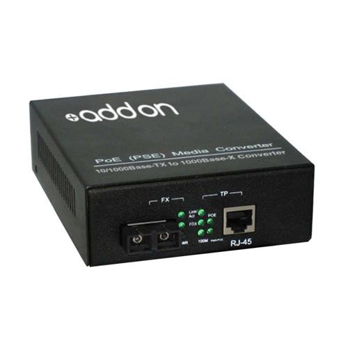 AddOn Networks 1000BTX-1000BLX convertisseur de support réseau 1000 Mbit/s 1310 nm Noir - ADD-GMCP-LX-2SC