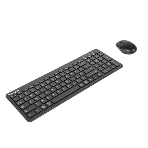 Targus  clavier Souris incluse Universel Bluetooth QWERTY Anglais américain Noir - AKM619AMUS