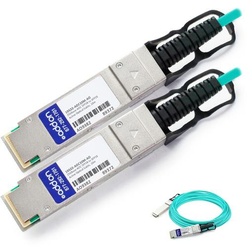 AddOn Networks  câble InfiniBand et à fibres optiques 10 m SFP28 Cyan - 10522-AOC10M-AO