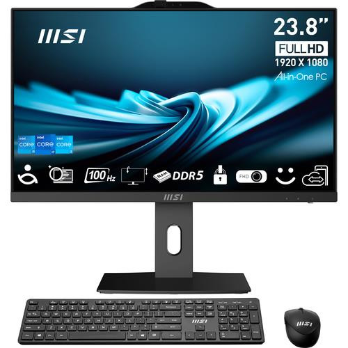 MSI Pro AP242P 14M-642US Intel® Core™ i5 i5-14400 60,5 cm (23.8") 1920 x 1080 pixels PC All-in-One 16 Go DDR5-SDRAM 1 To SSD Windows 11 Pro Wi-Fi 6E (802.11ax) Noir - PRO AP242P 14M-642US