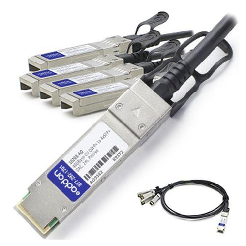 AddOn Networks 2m QSFP+ - 4xSFP+ câble InfiniBand et à fibres optiques QSFP+ 4xSFP+ Noir - 10203-AO