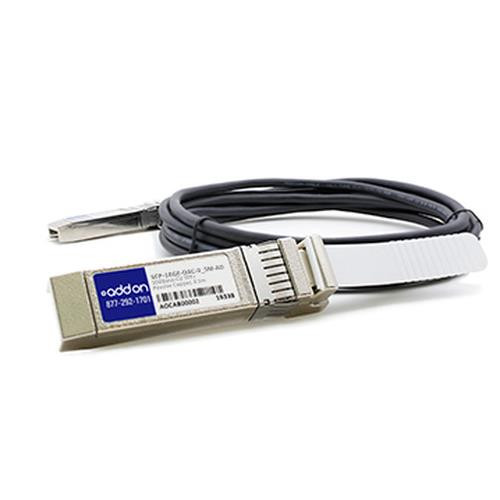 AddOn Networks  câble InfiniBand et à fibres optiques SFP+ Noir - SFP-10GE-DAC-2M-AO