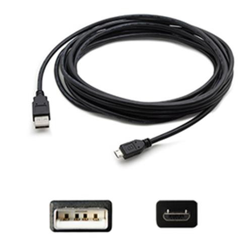 AddOn Networks USB A/Micro-USB, 4.57m câble USB USB 2.0 4,57 m Micro-USB B Noir - USB2MICROUSB15