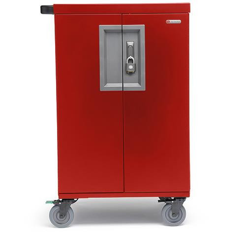 Bretford CORE X Cart Classe mobile de charge et de gestion Rouge - TCOREX36USBC-RED
