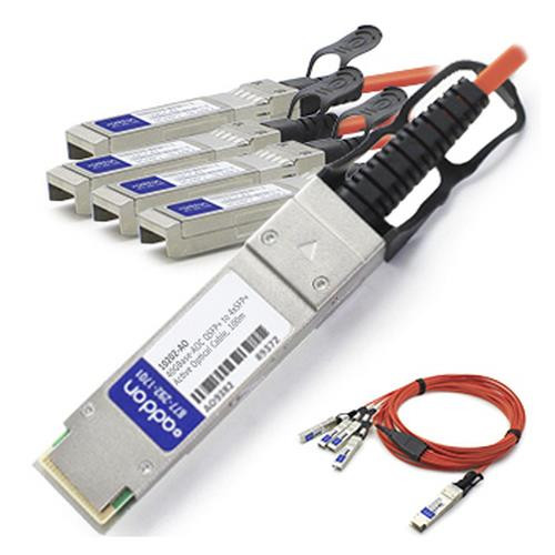 AddOn Networks  câble InfiniBand et à fibres optiques 5 m QSFP+ 4xSFP+ - QSFP-4X10G-AOC5M-AO