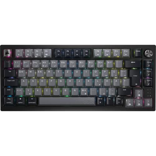 Corsair K65 PLUS WIRELESS 75 % RGB clavier Jouer FR sans fil +USB QWERTY Anglais Noir - CH-91D401L-NA