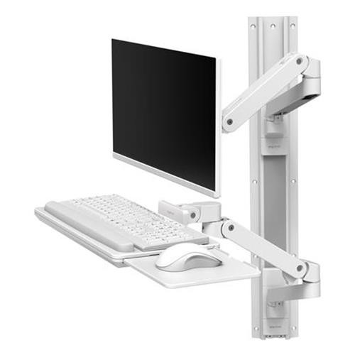 Ergotron LX Series  support d'écran plat pour bureau 86,4 cm (34") Mur Blanc - 45-696-290