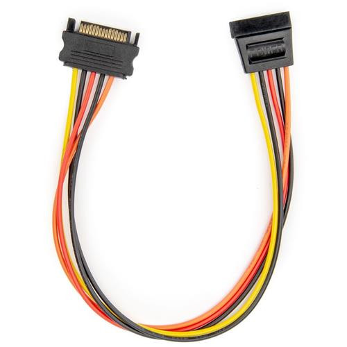 Rocstor  câble SATA 0,3 m SATA 15 broches Noir, Orange, Rouge, Jaune - Y10C866-RD