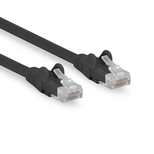 Rocstor  câble de réseau Noir 10,7 m Cat6 U/UTP (UTP) - Y10C818-BK