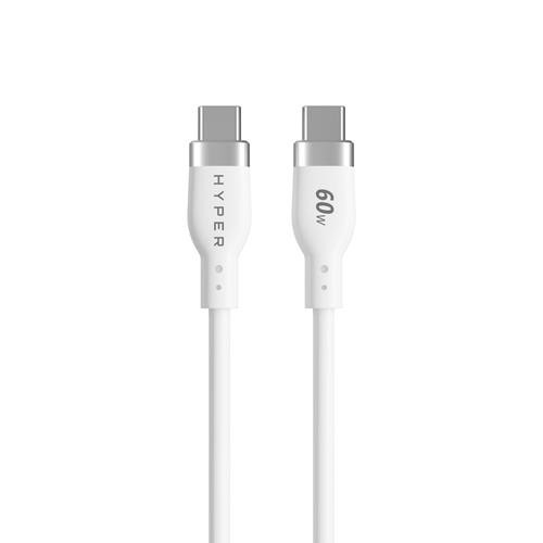 HYPER HyperJuice câble USB USB 2.0 1,5 m USB C Blanc - HJ4011WHGL