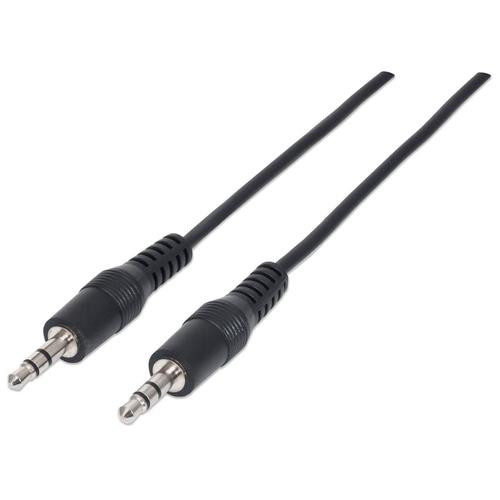 Manhattan  câble audio 1,8 m 3,5mm Noir - 334594