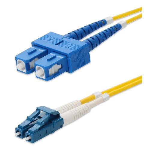 AddOn Networks  câble InfiniBand et à fibres optiques 98 m OFNR Jaune - ADD-SC-LC-98M9SMFP