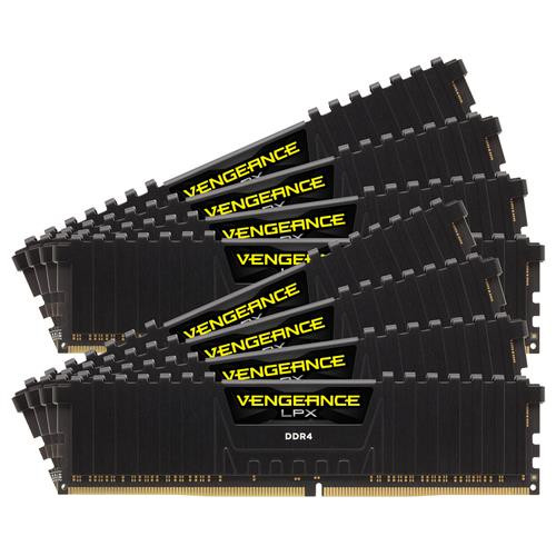 Corsair Vengeance LPX  module de mémoire 256 Go 8 x 32 Go DDR4 3200 MHz - CMK256GX4M8E3200C16 Corsair Vengeance LPX  module de mémoire 256 Go 8 x 32 Go DDR4 3200 MHz - CMK256GX4M8E3200C16