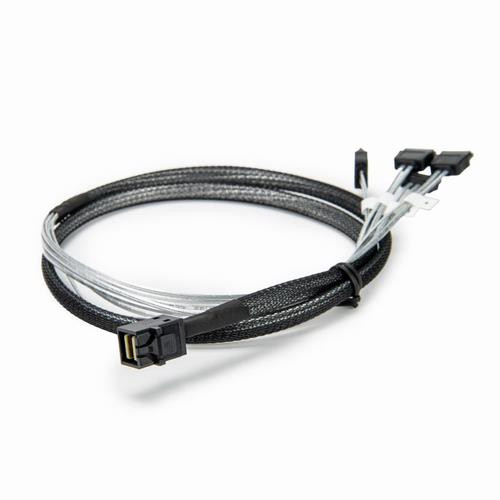 Rocstor  câble SATA 1 m SATA 7-pin Noir, Argent - Y10C870-B1