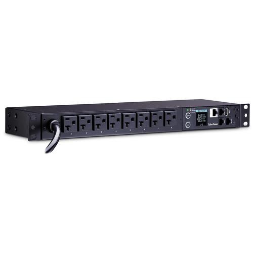CyberPower  unité de distribution d'énergie 8 sortie(s) CA 1U Noir - PDU31002