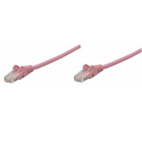 Intellinet 0.3m Cat6 UTP câble de réseau Rose 0,3 m U/UTP (UTP) - 329743